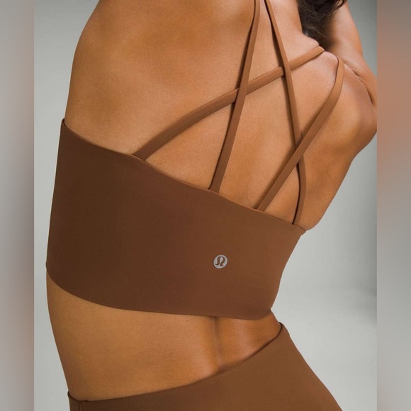 lululemon athletica Other - Lululemon NWOT Like a Cloud High-Neck Longline Bra Roasted Brown